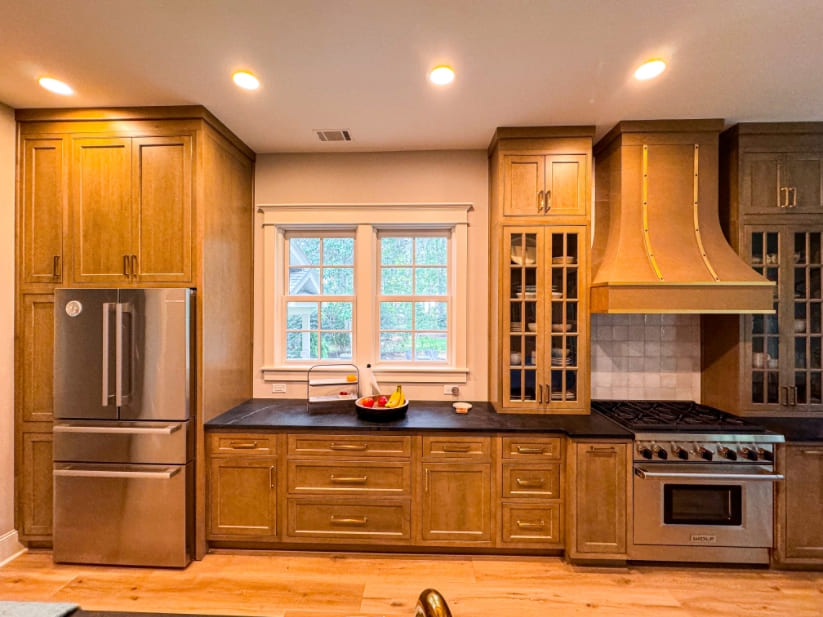 Luxury kitchen cabinetry with modern finish in Beaufort South Carolina