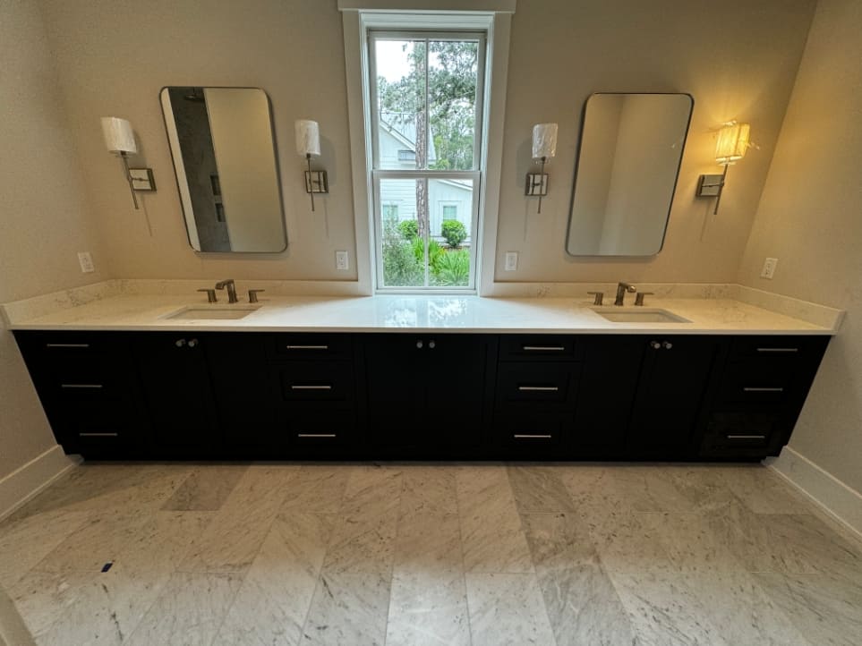 Contemporary kitchen cabinets and interior design Beaufort SC