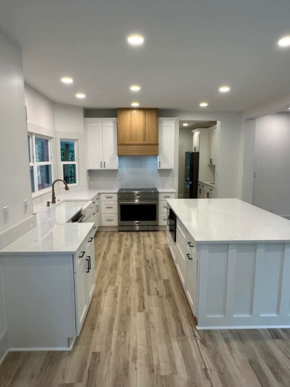 Custom cabinetry details and finishes in Beaufort South Carolina kitchen